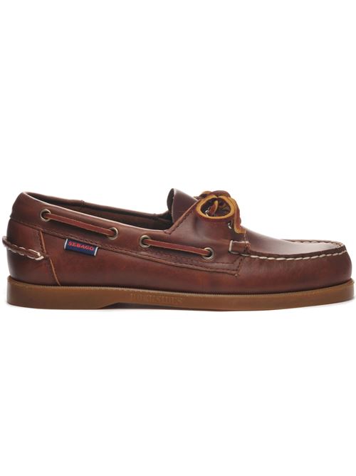 DOCKSIDES PORTLAND WAXED SEBAGO | 70000G0A2O BROWN-HONEY